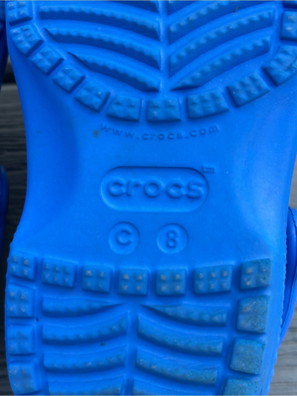 Crocs Classic Clog Slip on Shoes for Kids - Blue-Size C8- - Picture 9 of 9